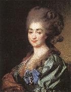 Levitsky, Dmitry Portrait of Princess Praskovia Repnina oil painting